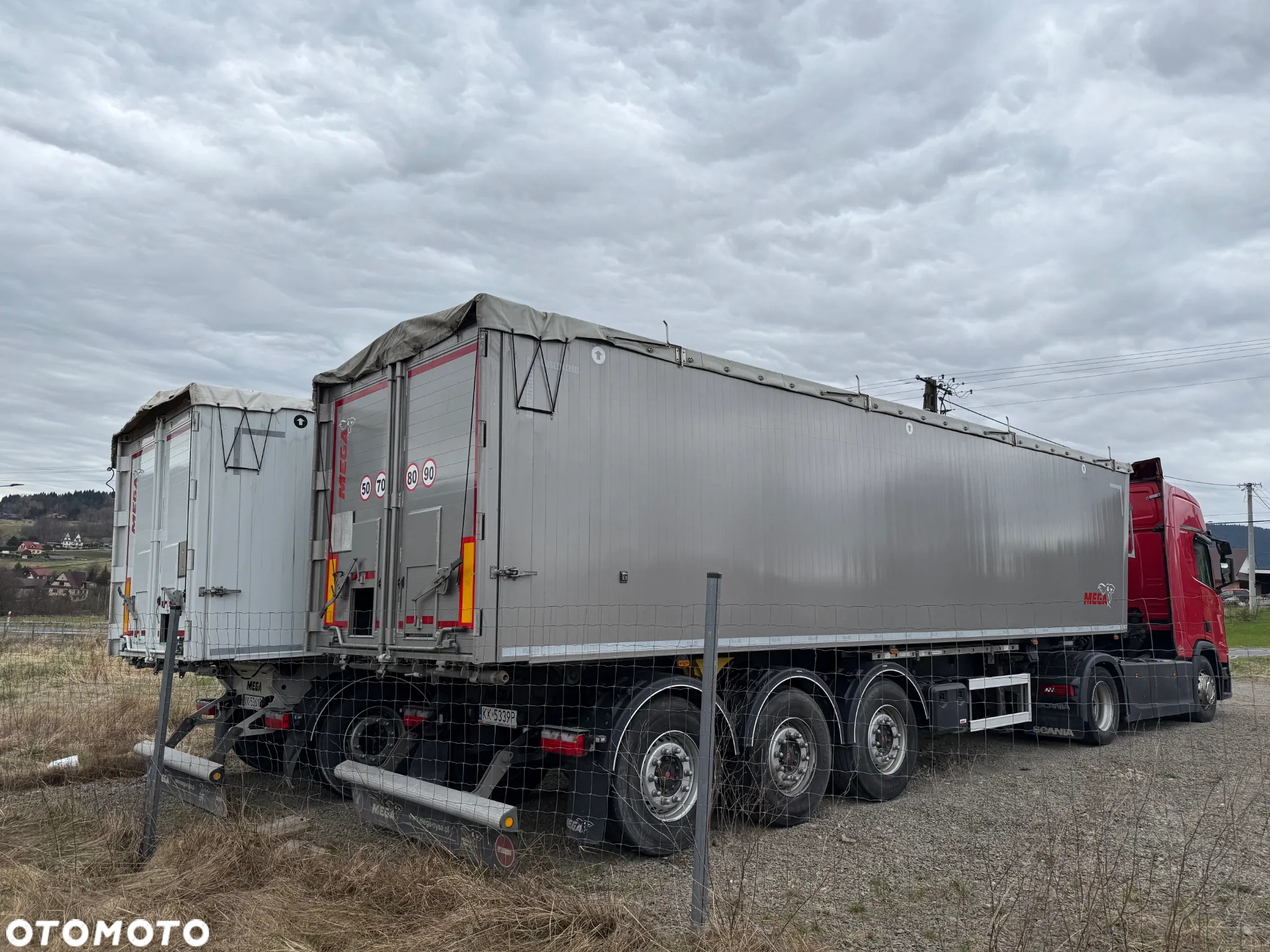 Mega Naczepa Wywrotka Aluminiowa 50m3 klapo-drzwi. Mega Benalu - 11