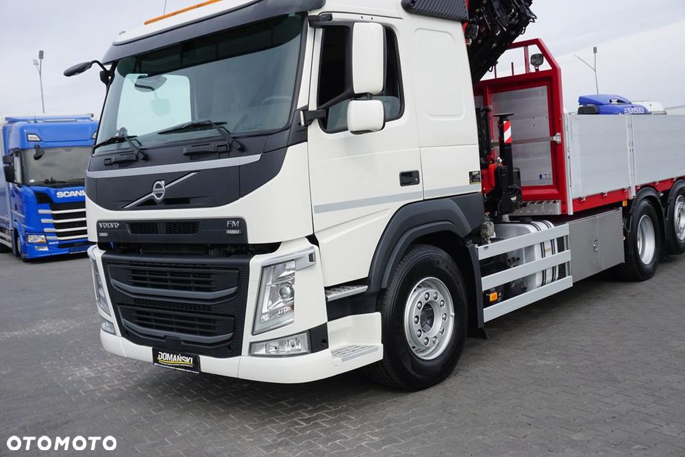 Volvo FM / 500 / 6 X 2 / SKRZYNIOWY + HDS / HMF 3220 K7 / WYS. 18,9 M / OŚ SKRĘTNA - 38