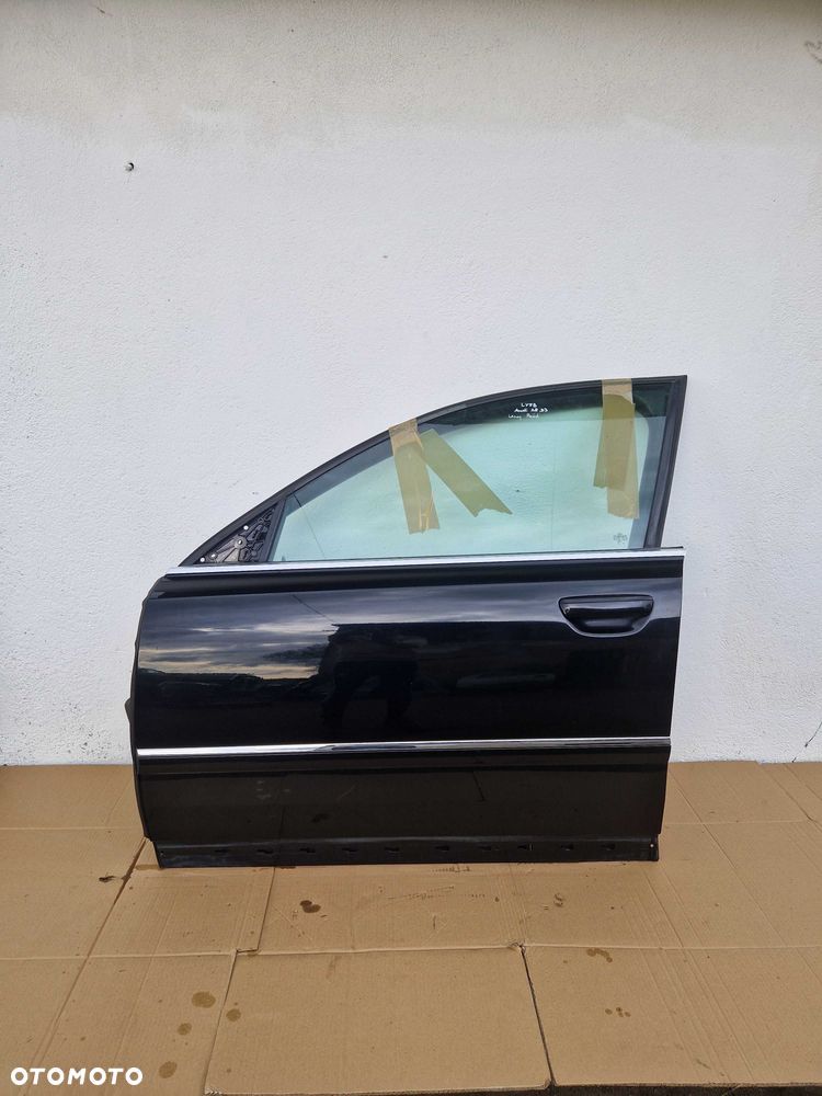 Lewe Przednie Przód Drzwi Audi A8 D3 LY9B CZARNE - 8
