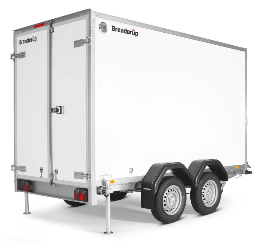 Brenderup Przyczepa CARGO CD300 TBD furgon z DRZWIAMI  300x155x185cm z hamulcem 2000kg - 6