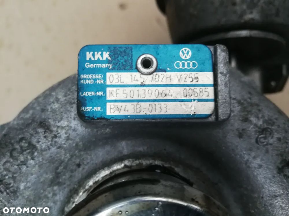 Turbosprężarka turbina Audi A4 B8 A5 2.0TDI 03L145702H CAG - 3