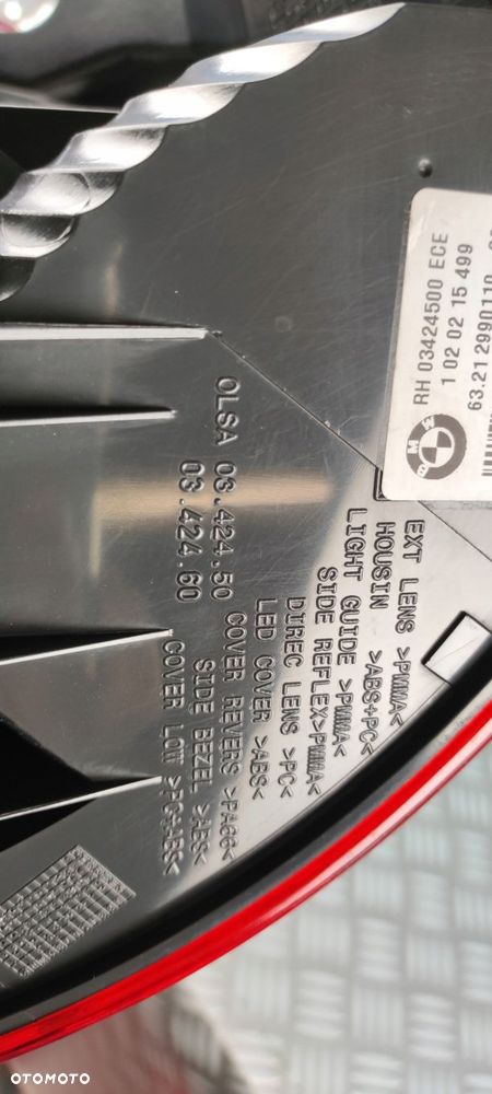 2990110 lampa prawa prawy tył tylna w błotnik BMW X1 E84 2009-2015 EUROPA - 8