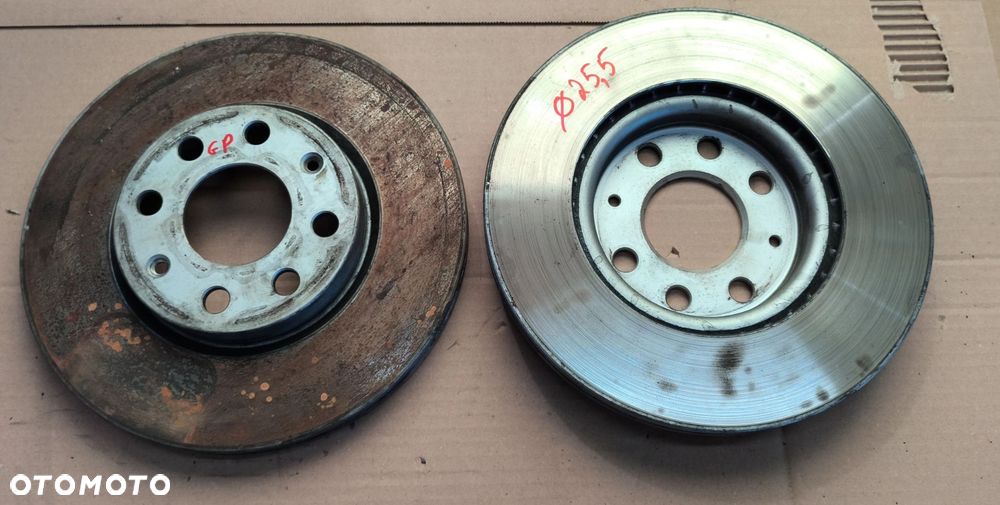 Grande Punto tarcz przednia komplet tarcze nowe 255mm 06-12r Fiat - 1