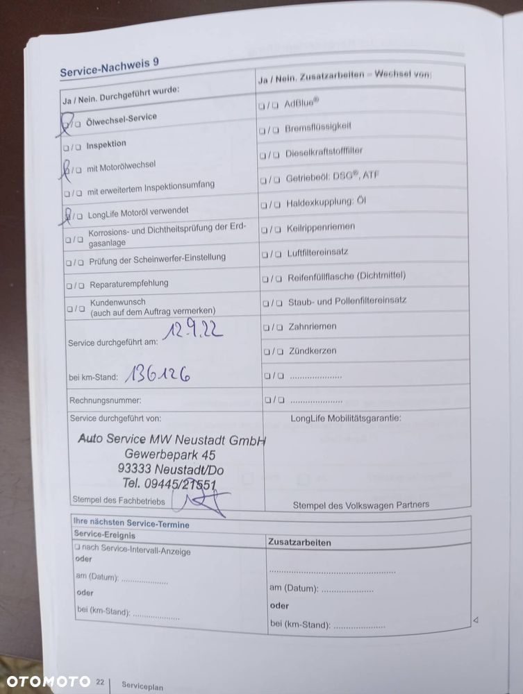 Volkswagen Touran 2.0 TDI SCR (BlueMotion Technology) DSG Comfortline - 27