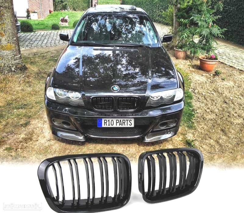 GRELHAS BMW E46 BERLINA TOURING 98-01 PRETO BRILHANTE - 1