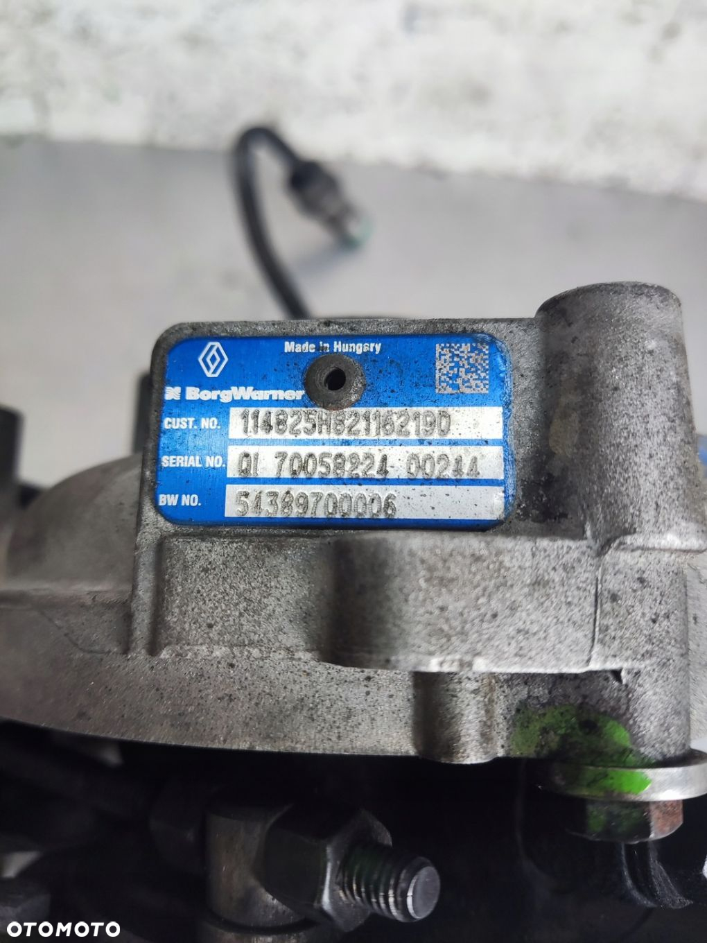 MERCEDES A W176 1.5 CDI TURBINA TURBOSPRĘŻARKA 54389700006 - 3