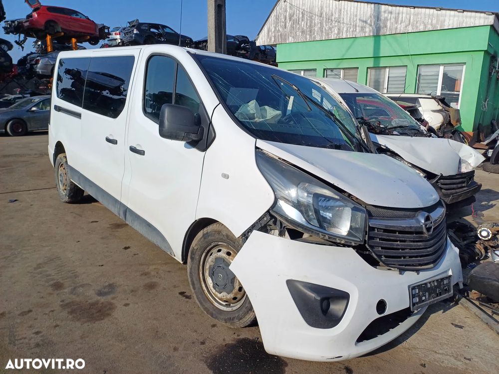 motor fara anexe cutie de viteze viteza manuala 6 trepte kit ambreiaj volanta pornire calculator motor turbina timonerie racitor gaze egr clapeta acceleratie pompa injectie servodirectie  rampa injectoare  injector pompa vacuum frana abs Opel Vivaro B, an 2015, motor 1.6 dci 115cp cod R9M, - 1