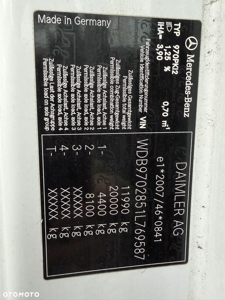 Mercedes-Benz ATEGO 1222 /Chłodnia/Sprowadzony/380tys. km - 17