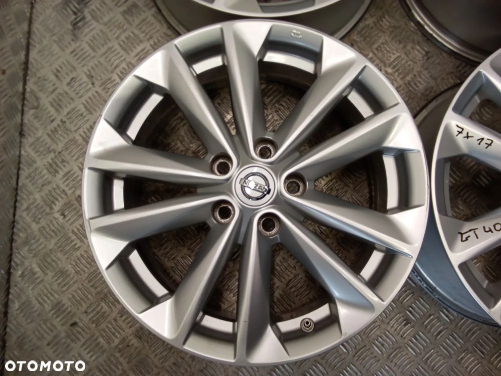 Felgi Nissan Qashqai Juke Altima Leaf Pulsar 7Jx17 et40 5x114,3 CZUJNIKI - 7