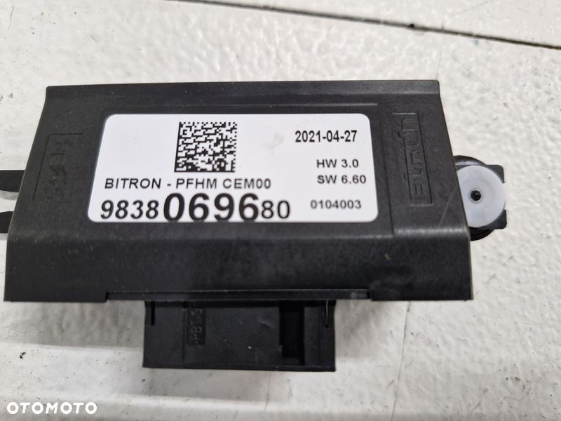 CITROEN DS3 CROSSBACK MODUŁ STEROWNIK KOMFORTU 9838069680 PFHM - 2