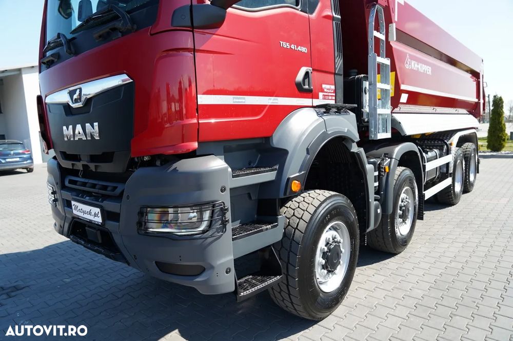 MAN TGS 41.480 / 8X6 / BASCULATOR / AUTOMAT / NOU-NOUȚ / ECHIPAMENTE FOARTE BOGATE / - 16