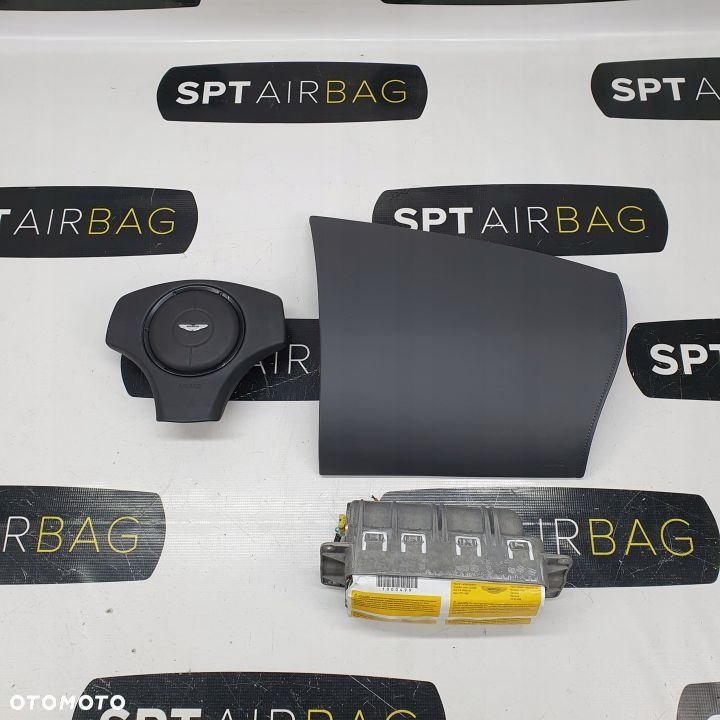 ASTON MARTIN VANQUISH S ZAŚLEPKA PODUSZKI AIRBAG AIR BAG PASY KIT SET - 1