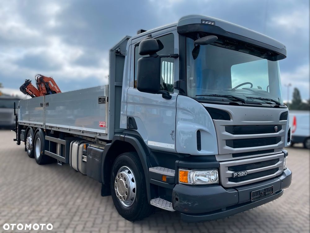 Scania P320 6x2 DŹWIG HDS ATLAS 126.3 /  WYSIĘG 10m / STEROWANIE RADIOWE / SKRZYNIA 7,4m - 3