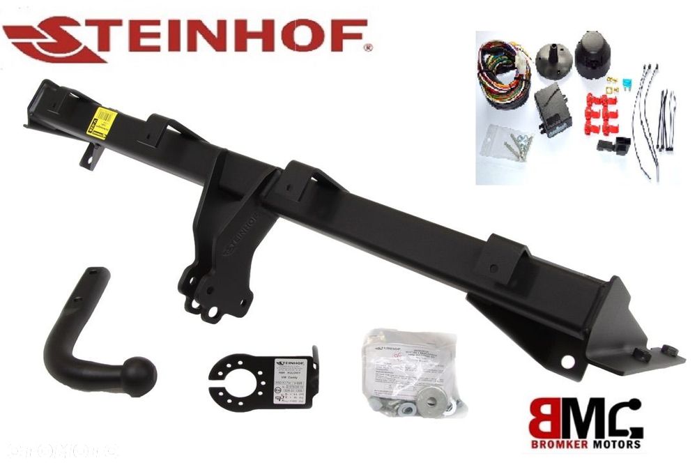 Hak holowniczy + WIĄZKA 7PIN + MODUŁ do Volkswagen Caddy III / Caddy IV od 2004 do 2018 - 2