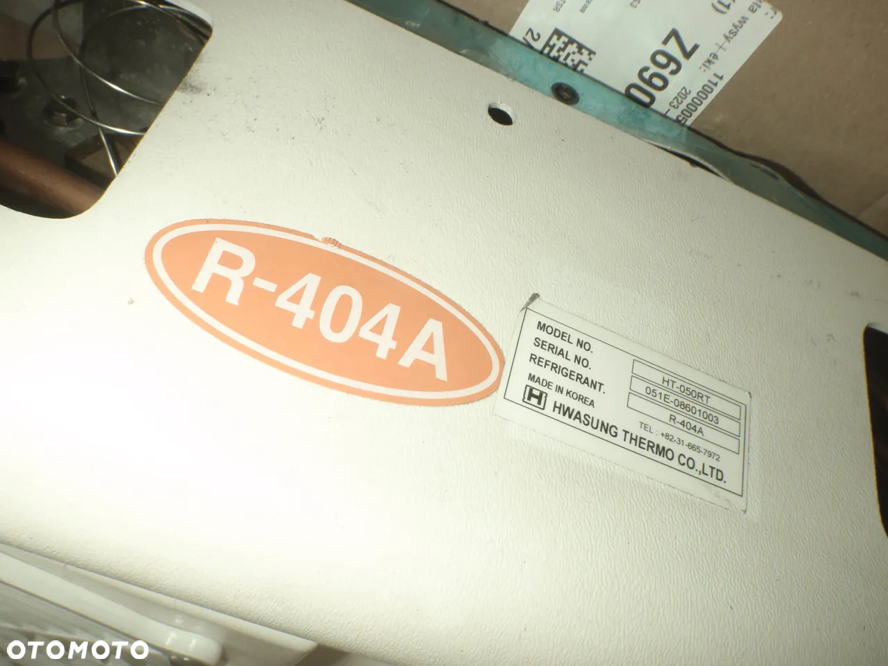 chłodnica wentylator klimatyzacja klima zawór parownik zewnętrzna blaszak kontener izoterma hwasuhg r-404a ht 050 rt jak nowe - 26