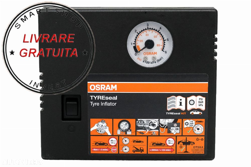 Set reparatie pneuri OSRAM TYREseal KIT OTSK4- livrare gratuita - 3