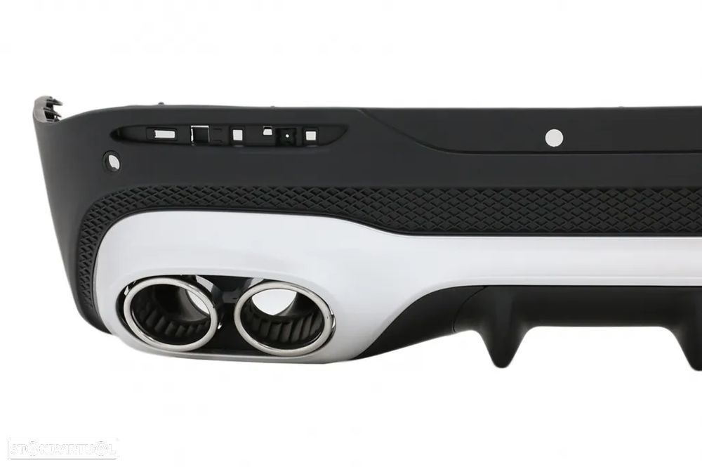 Difusor com Ponteiras Mercedes GLB X247 SUV (2020 em diante) Look 45 S - 4