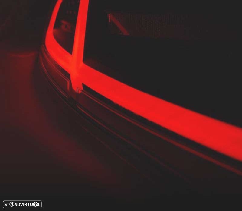 FAROLINS TRASEIROS AUDI TT 06-14 LED VERMELHO FUMADO DINAMICOS - 4