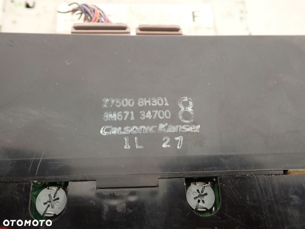 PANEL STEROWANIA NAWIEWU KLIMATYZACJI NISSAN X-TRAIL I   27500-8H301    28184-4M566 - 7