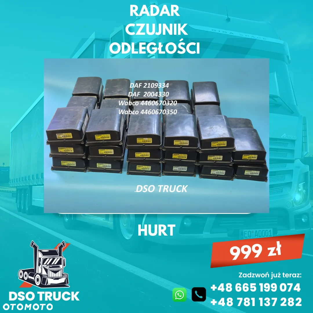 RADAR CZUJNIK ODLEGŁOSCI DISTRONIK SENSOR DAF 2109334 - 2