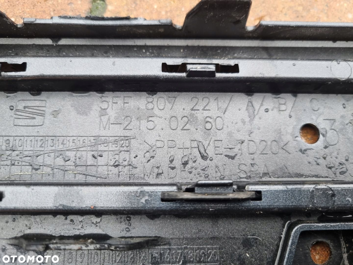 seat cupra formentor 5ff zderzak przód SUPER OKAZJA 5ff807221 - 5