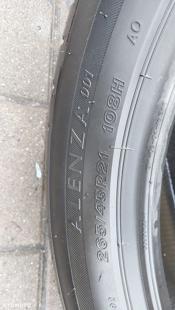 Opona pojedyncza Bridgestone Alenza 001 265/45 R21 108 H XL FR AO - 2