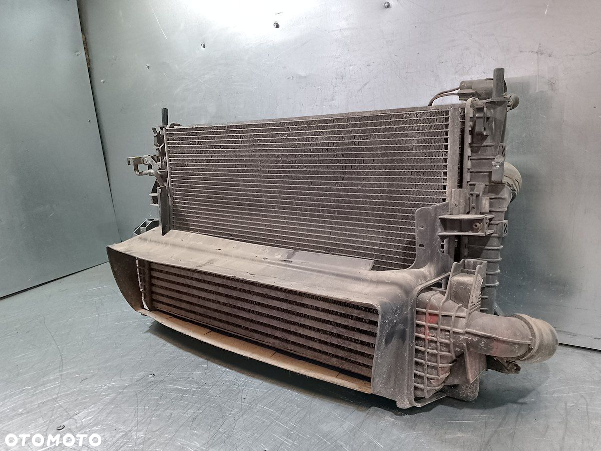ZESTAW CHŁODNIC WODA KLIMA WENTYLATOR, INTERCOOLER VOLVO V50 1.6 HDI - 2