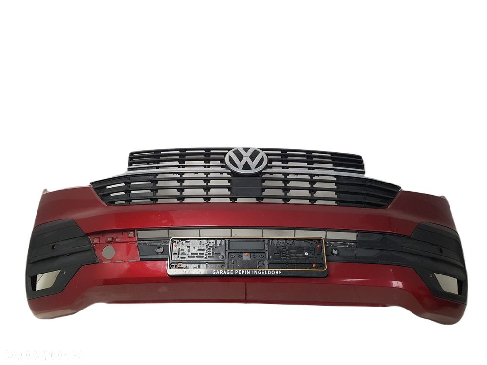 VW T6.1 T6 LIFT 19-24 ZDERZAK PRZEDNI PRZÓD 7LA807221B GRILL KRATKI - 1