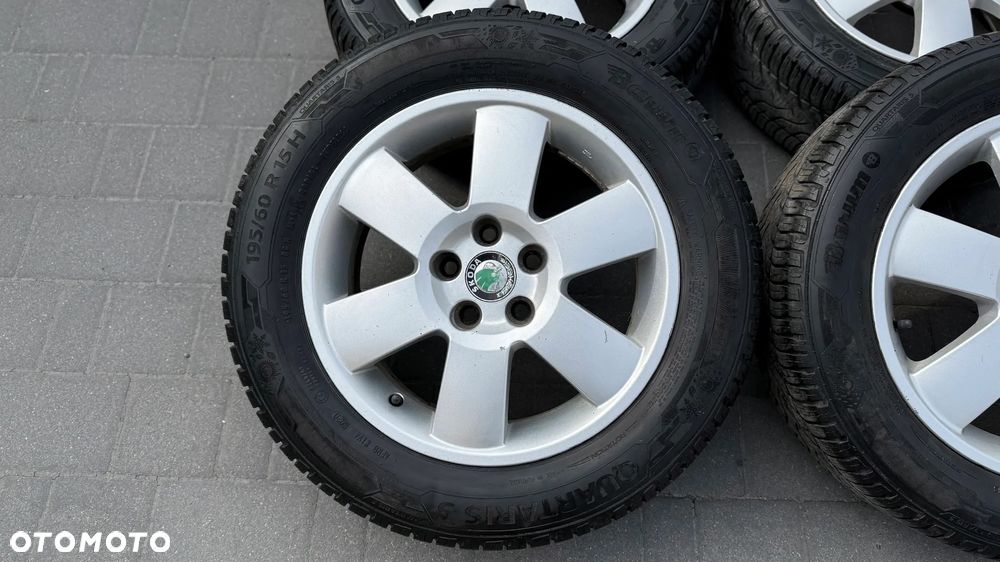 Koła r15 5x100 195/60 ET43 6J Skoda Seat audi VW alufelgi volkswagen 195/60/15 - 4