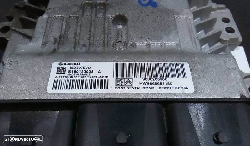 Centralina Do Motor Citroën C4 Ii (B7) - 2