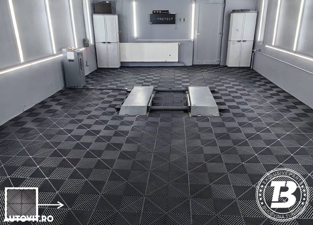 Pardoseala Modulara pentru Garaj Service Detailing - 1