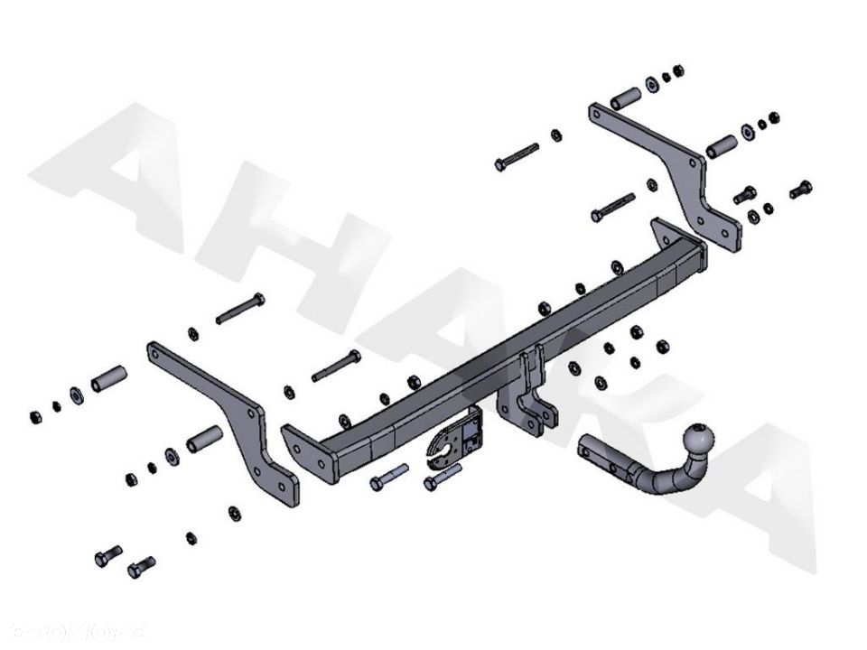 Hak Holowniczy Odkręcany Do Dacia Logan Sedan 2008-2012 - 4