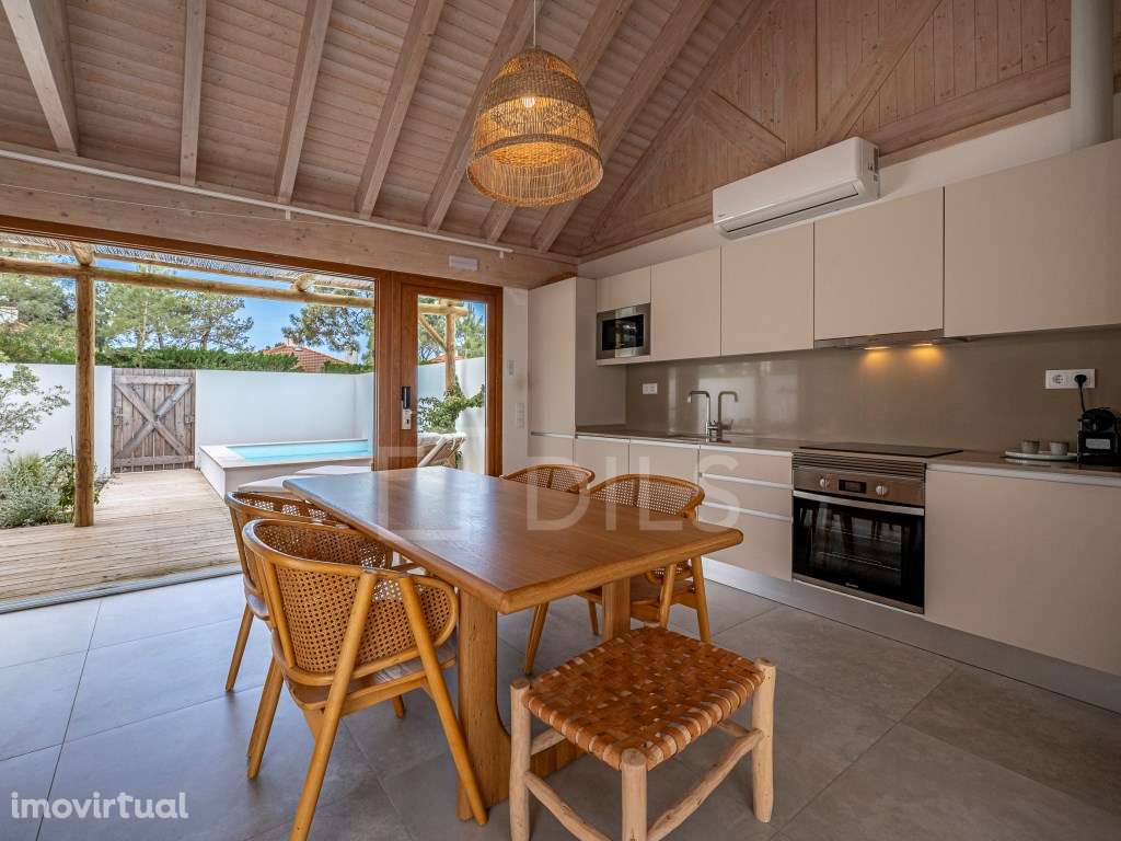 Moradia T3, nova, com jardim privativo e deck exterior, na Comporta - Grande imagem: 4/17