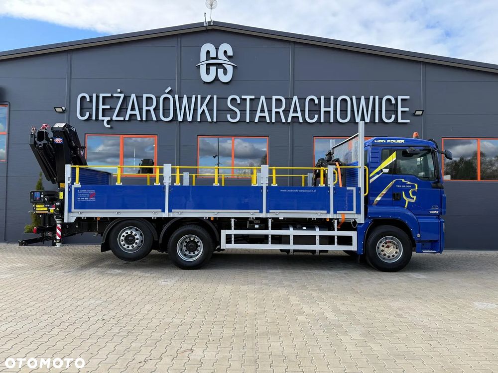 MAN TGM TGL TGS 26.360 skrzynia z żurawiem // HMF 1420 K2 dzwig kran crane - 6
