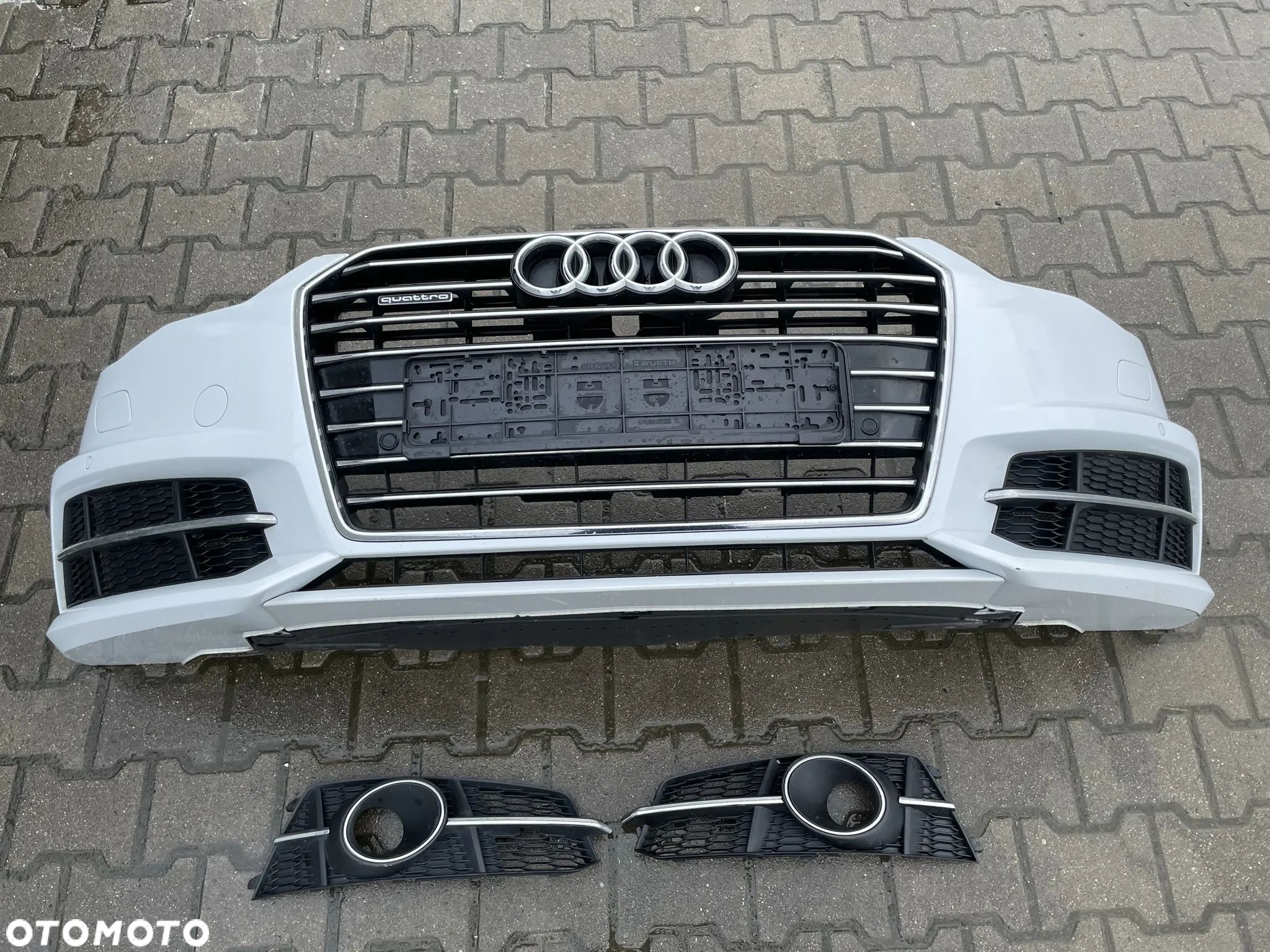 Audi A6 C7 4G s line zderzak przód przedni. Kod koloru ls9r. - 1