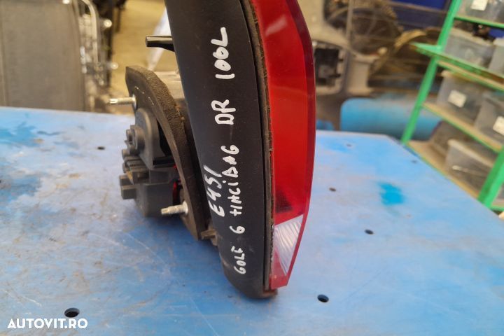 Lampa / Tripla stop dreapta pe hayon Volkswagen VW Golf 6 [2008 - 201 - 1