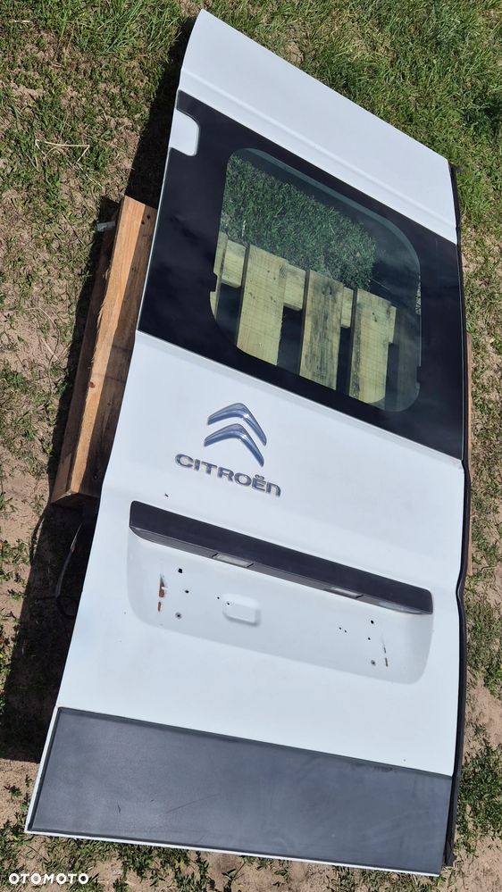 Drzwi Tył Tylne H2 LEWE Z Szybą Białe Fiat Ducato Citroën Jumper Peugeot Boxer III 2006- - 1