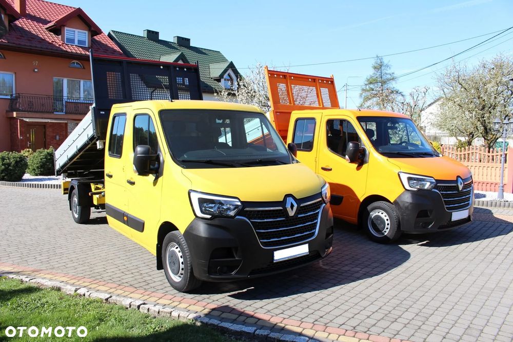 Renault MASTER / MOVANO / BRYGADÓWKA / DOKA / WYWROTKA / 6 OSÓB / POLSKI SALON / NISKI PRZEBIEG / - 3