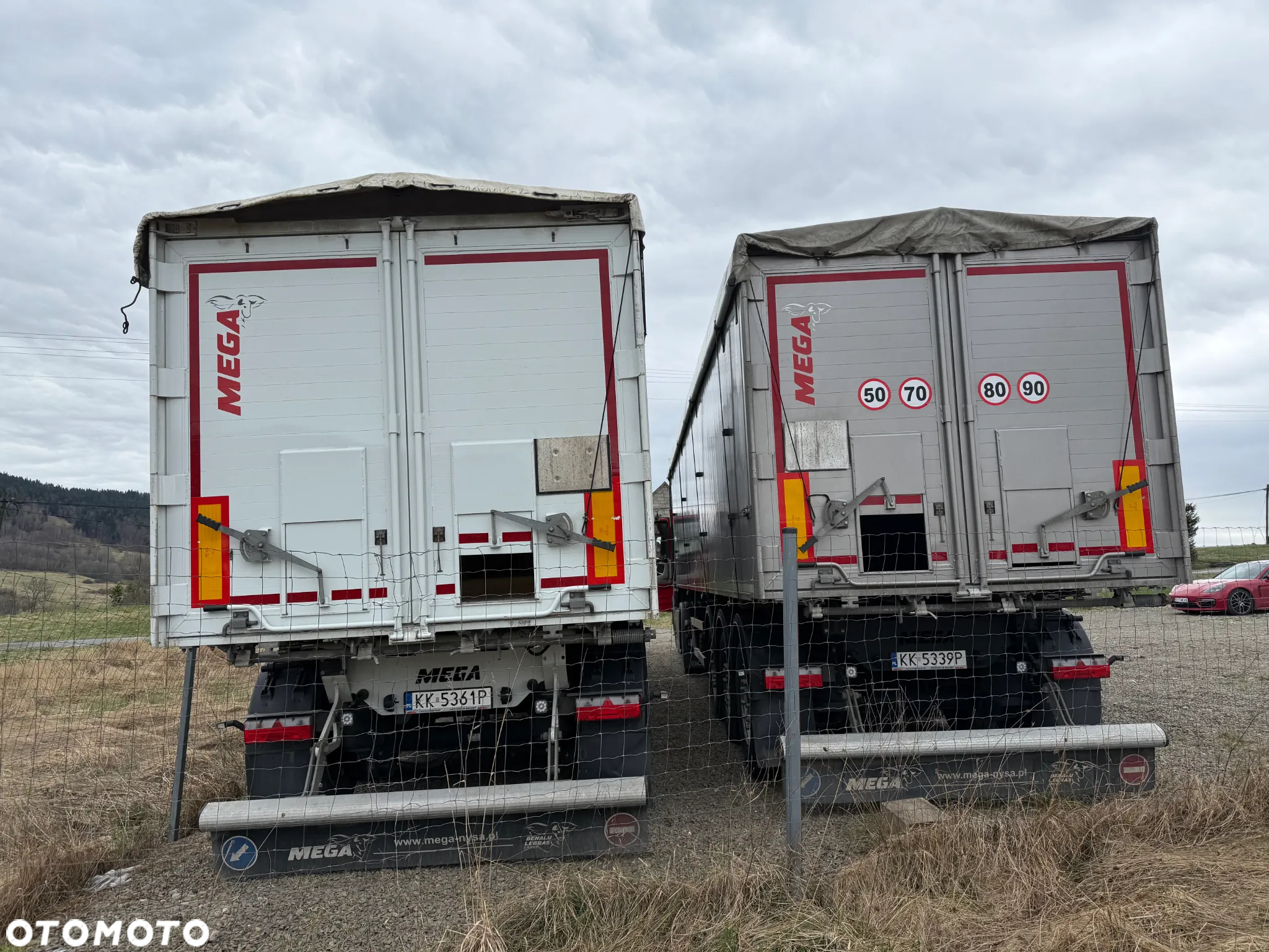 Mega Naczepa Wywrotka Aluminiowa 50m3 klapo-drzwi. Mega Benalu - 12