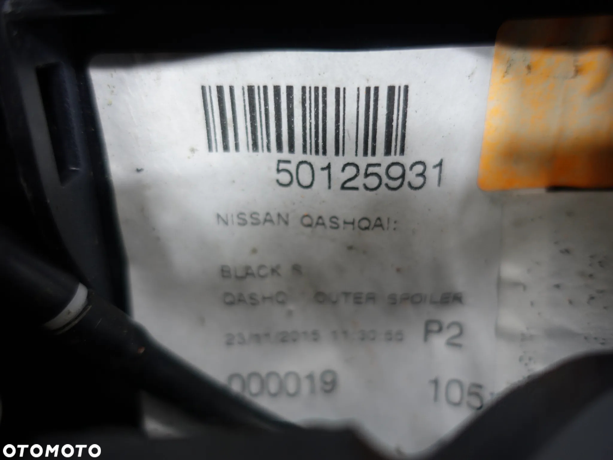 SPOJLER LOTKA NA KLAPĘ NISSAN QASHQAI II 960304E - 8