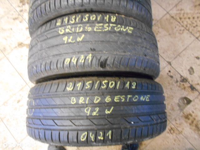 Opony 215/50r18 bridgestone turanza t001 7,4mm lato komplet - 2