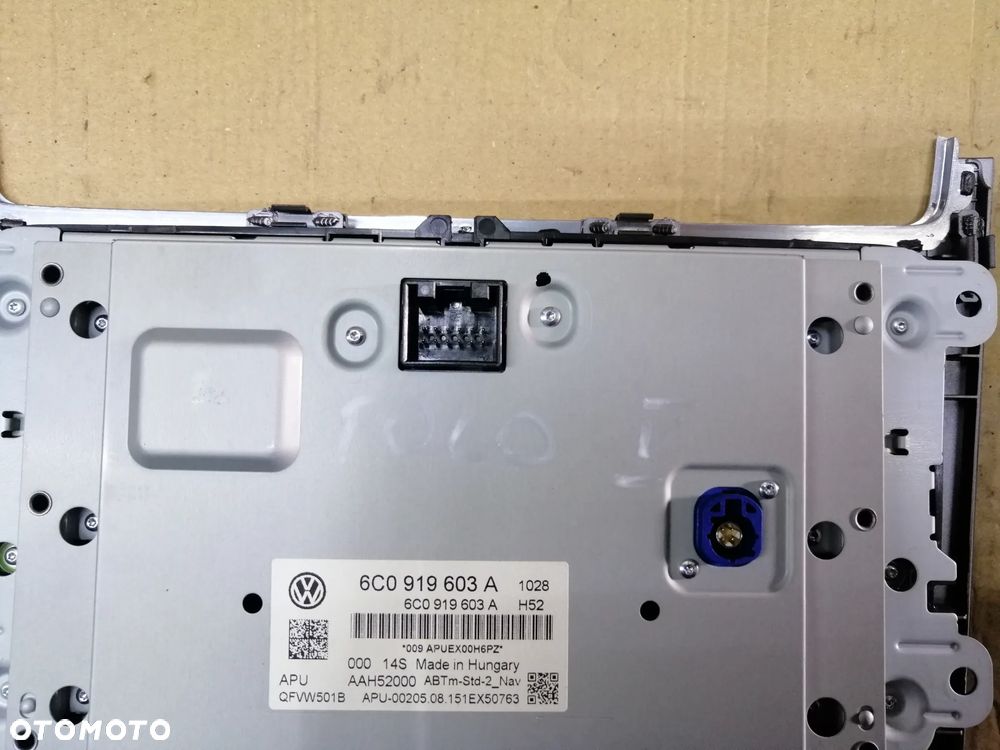 Volkswagen Polo V 6R radio nawigacja czytnik 6C0919603A 3Q0035846 - 15