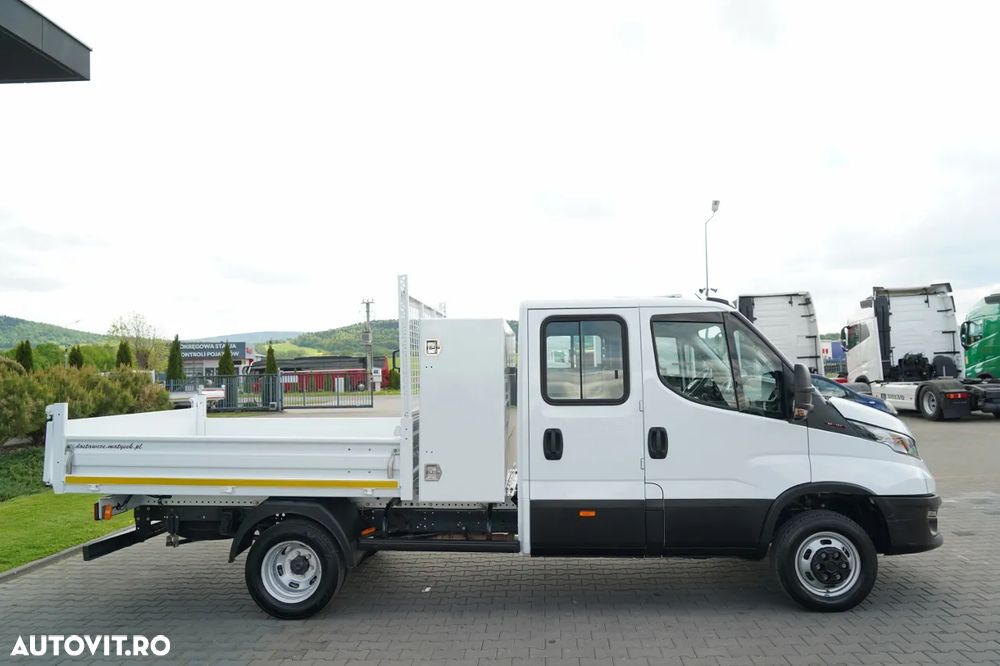 Iveco DAILY 35-160 / BASCULATOR DIN ALUMINIU / CAMION CU PORȚIE MIXĂ - 6 LOCURI / DOUĂ LOCURI / MANUALĂ / - 18