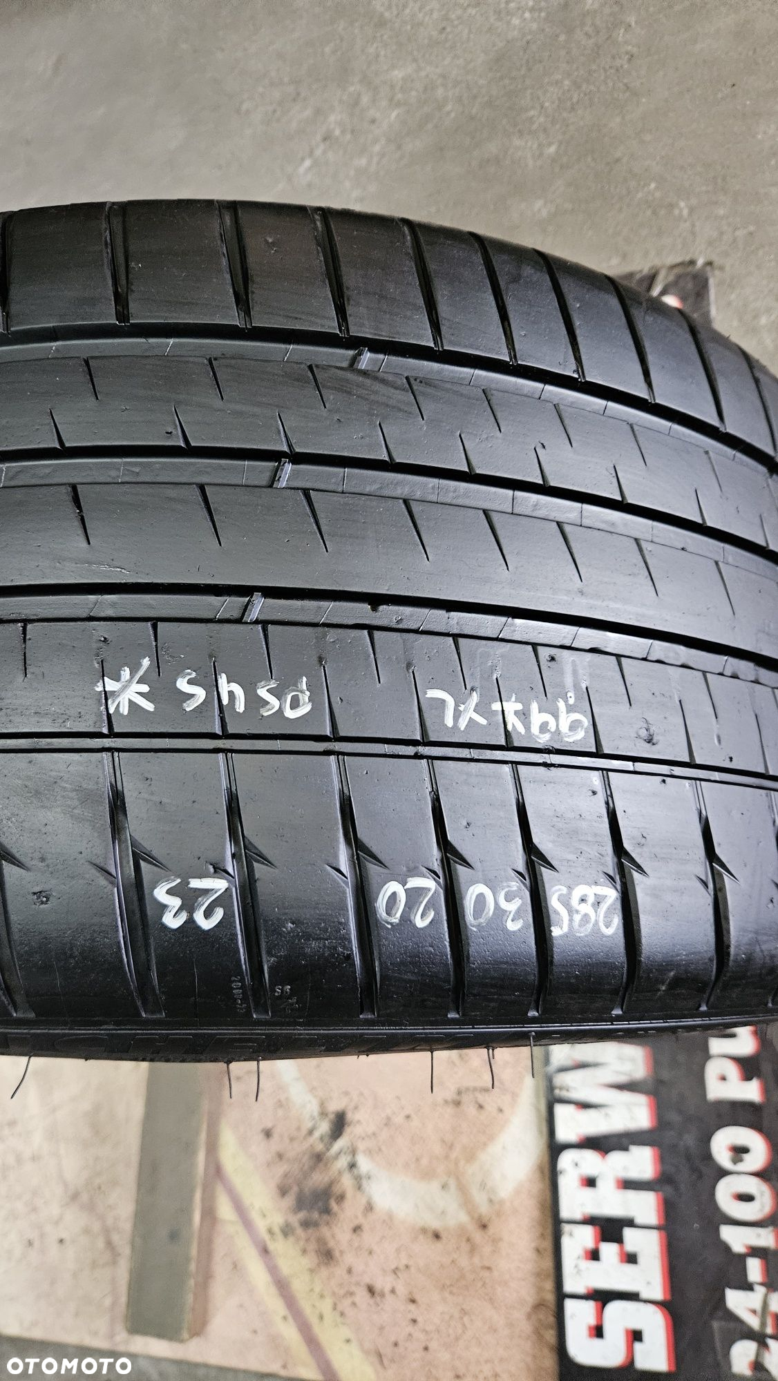 opona używana 285/30R20 Michelin Pilot Sport 4S * - 3