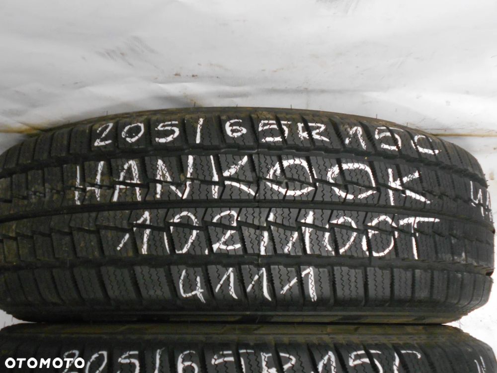 OPONY 205/65R15C HANKOOK WINTER RW06 DOT 4111 10MM - 2