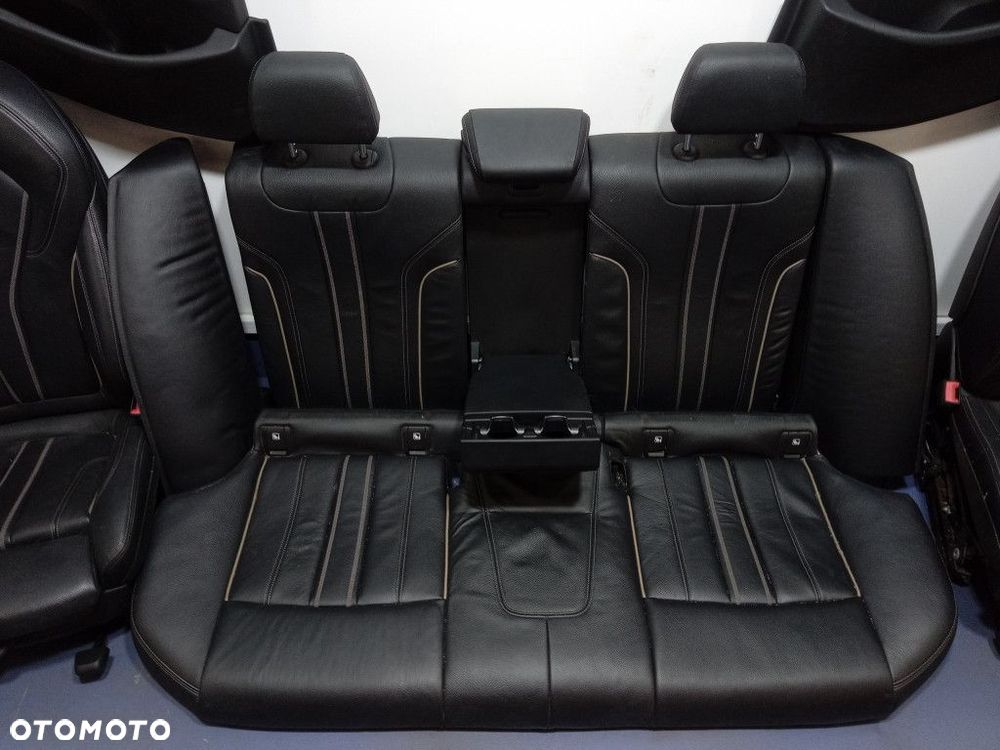 BMW 5 G30 SEDAN FOTELE KANAPA KOMPLET SPORT DAKOTA SCHWARZ LCFK - 4