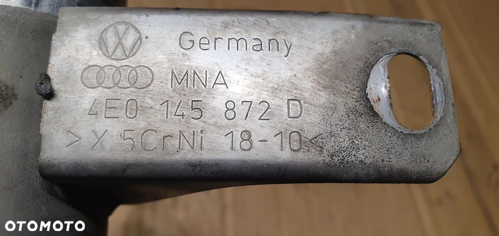 Przewód rura wąż intercoolera Audi A8 D3 4.2 TDI 4E0145871C - 8