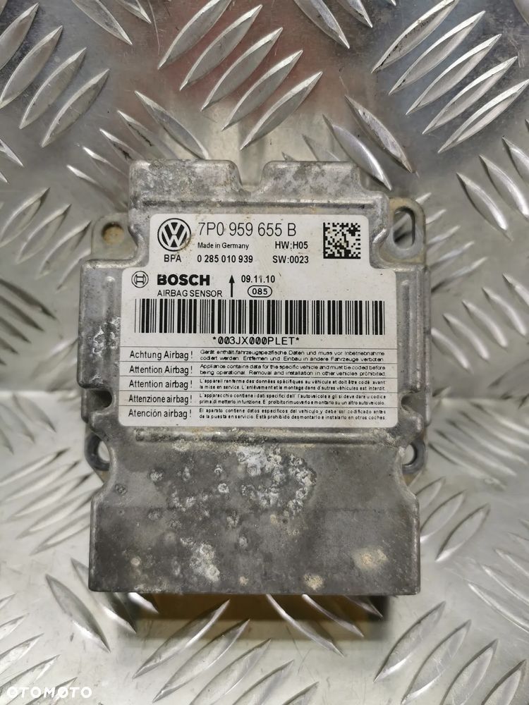 VW TOUAREG 7P 10-18R SENSOR AIR BAG BEZWYPADKOWY 7P0959655 B 7P0959655B