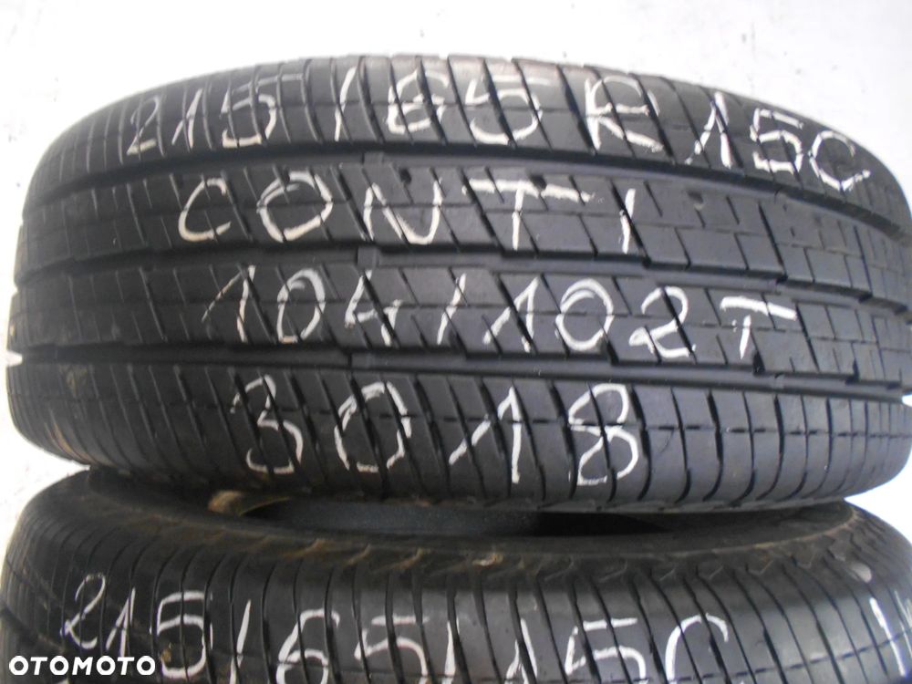 OPONY 215/65R15C CONTINENTAL VANCO 2 DOT 3418 9.5MM - 2