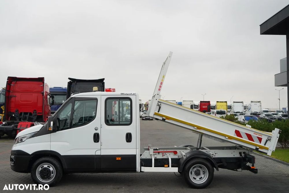 Iveco DAILY 35-140 / BASCULATOR / CU TRACȚIE MÂNĂ / DOUĂ TRACȚII / MANUAL / 6 LOCURI / - 5